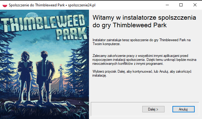 Thimbleweed Park spolszczenie