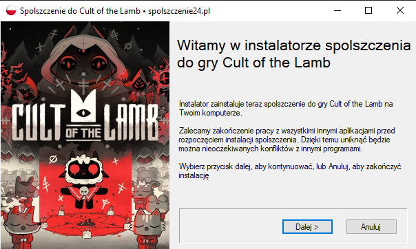 cult of the lamb spolszczenie