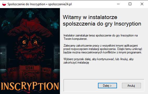 inscryption spolszczenie