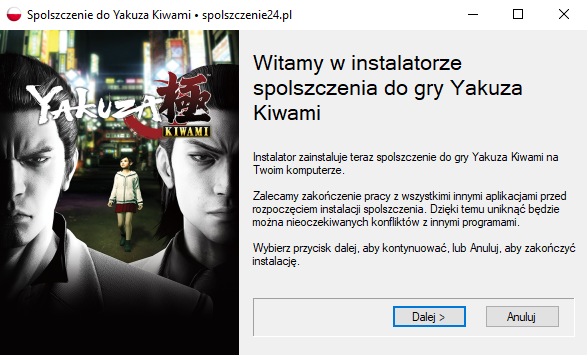 yakuza kiwami spolszczenie