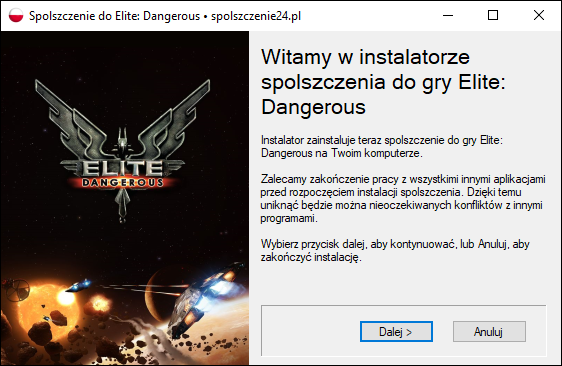 elite dangerous spolszczenie