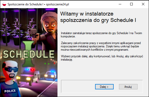 schedule 1 spolszczenie
