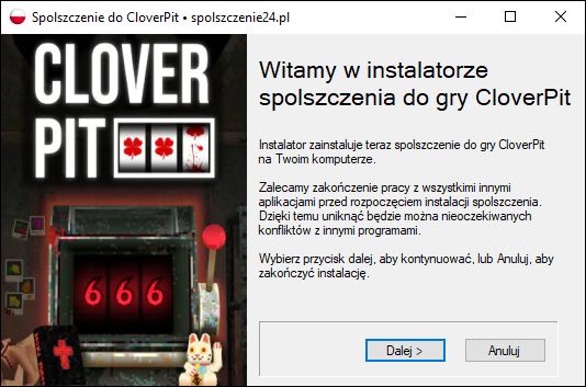 cloverpit spolszczenie