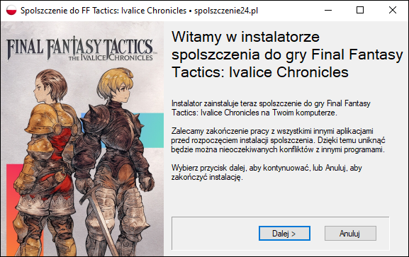 final fantasy tactics the ivalice chronicles spolszczenie