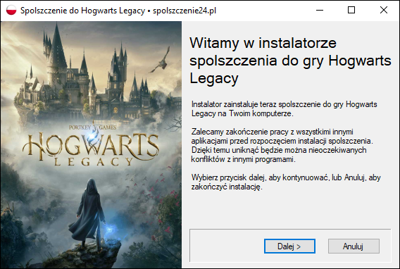 hogwarts legacy spolszczenie