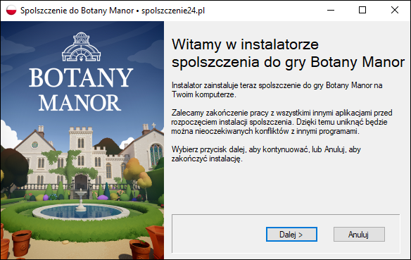 botany manor spolszczenie