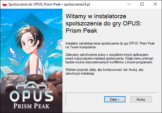opus prism peak spolszczenie